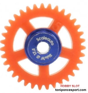 Corona 35d. Sidewinder nylon M50 para eje 2.38mm O17.5m con tornillo M2.5