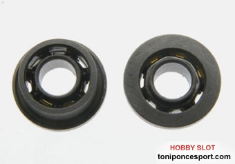 Rodamiento a bolas 5mmx2.38m ceramico con pestaña.