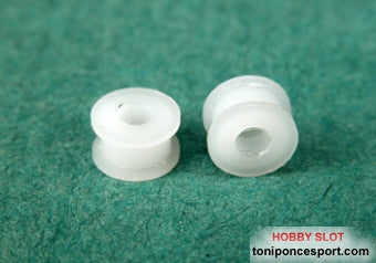 Cojinete Nylon 5x3/32 doble pestaña