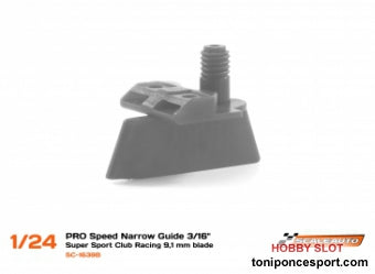 Guia Narrow Super-Sport Low Profile 3/16 (9.1mm profundidad) Grey -New Material- (x2)