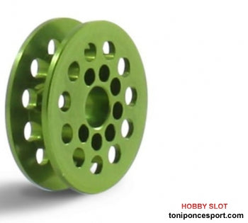 Polea Dentada 11d. p/correa 1.8mm. Eje 3/32 con Tornillo M2.