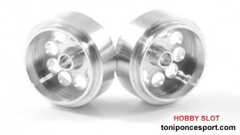 Llanta Aluminio 16.9x10mm. Lightweight para Ejes 2,38mm.