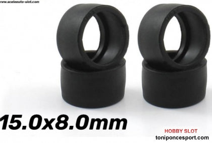 Neum. Goma Zero Grip 16x8mm. Interior 13mm.