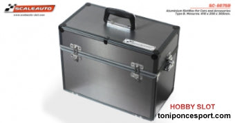 Maletín SlotBox para Coches y Accesorios Tipo B. Medidas 410 x 200 x 305mm.