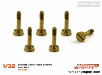 Tornillería Especial Cabeza Cónica 9mm M2.2.