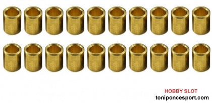 Separadores Eje de 3mm. en laton 5mm.