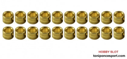 Separadores Eje de 3mm. laton 3mm
