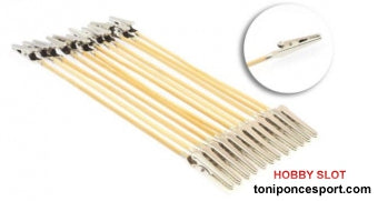 Clips dobles para sujección piezas clip de 35mm -. 24pcs