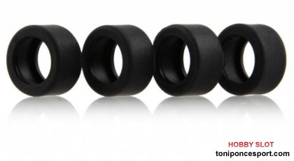 Neumático Goma 16x8mm. Slick C1 (Antiguo PT20)