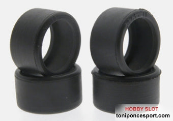 Neumatico Goma 14.2x8mm. Slick "P4"