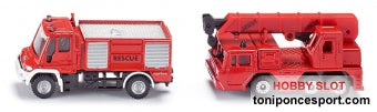 Camion Mercedes Bomberos y Grua de Rescate