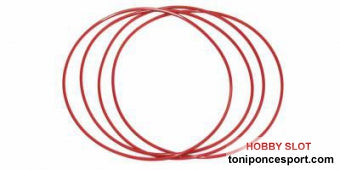 Correa de transmisión ROJO 58 mm. para 1/32