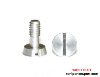 Kit tornillos de aluminio para bancada M2,1 x 6,5 mm. de longitud (x2)