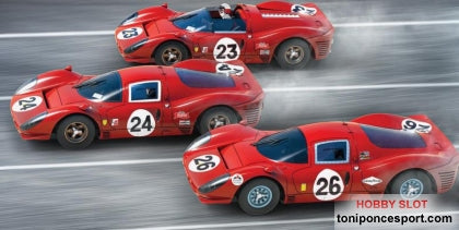 Ferrari 330 P4 Triple Pack 24H. Daytona 1967 #23, #24 & #26