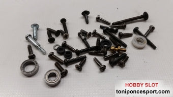 Tornilleria variada y rodamientos TGS-R / TT-01 / XBG (Usado)