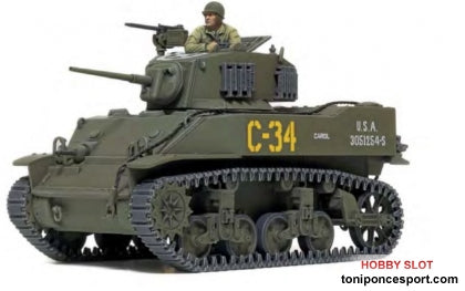 Tanque M5A1 Stuart 1/48