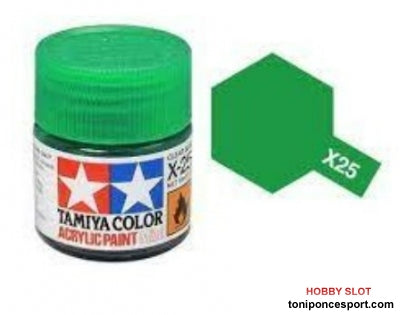 Pintura Acrilica Traslucida X-25 Verde
