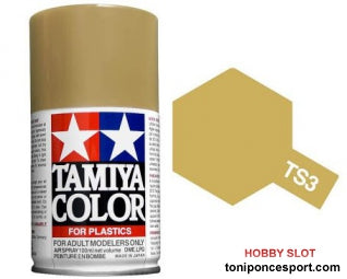 Spray Pintura Esmalte TS-3 Amarillo Oscuro.