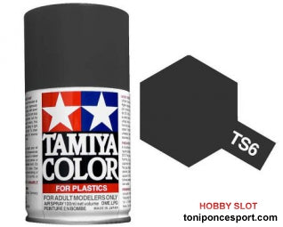 Spray Pintura Esmalte TS-6 Negro Mate