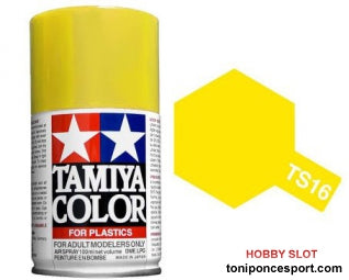 Spray Pintura Esmalte TS-16 Amarillo.