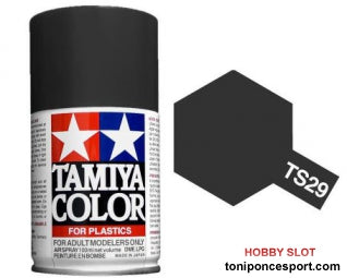 Spray Pintura Esmalte TS-29 Negro Satinado.
