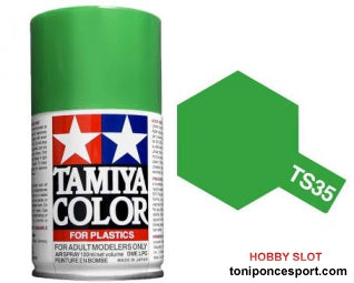 Spray Pintura Esmalte TS-35 Verde Hierba