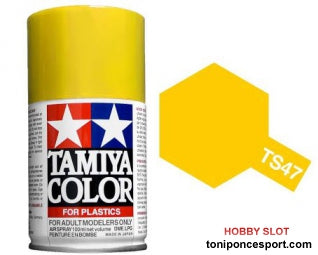 Spray Pintura Esmalte TS-47 Amarillo Cromado.