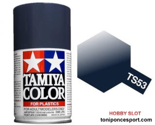 Spray Pintura Esmalte TS-53 Azul Oscuro Metalizado.