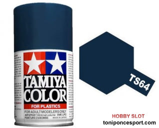 Spray pintura esmalte TS-64 Micra azul oscuro.