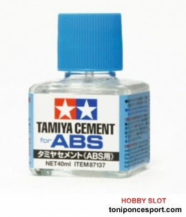 Pegamento para piezas plástico de ABS 40ml.