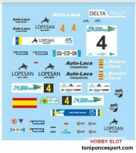 Calca Citroen DS3 40º Rallye Islas Canaria 2016 "Monzon - Deniz" 1/24