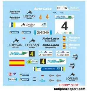 Calca Citroen DS3 40º Rallye Islas Canaria 2016 "Monzon - Deniz" 1/32