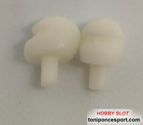 Cabezas Cascos Cerrado Piloto y Copiloto Resina 1/32 3D (x2)