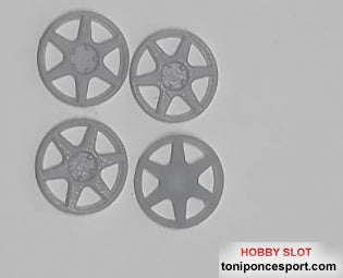 Tapacubo Universal 1/32 Llanta 15,8 / 15,9 Medida 12,80mm. 6 radios