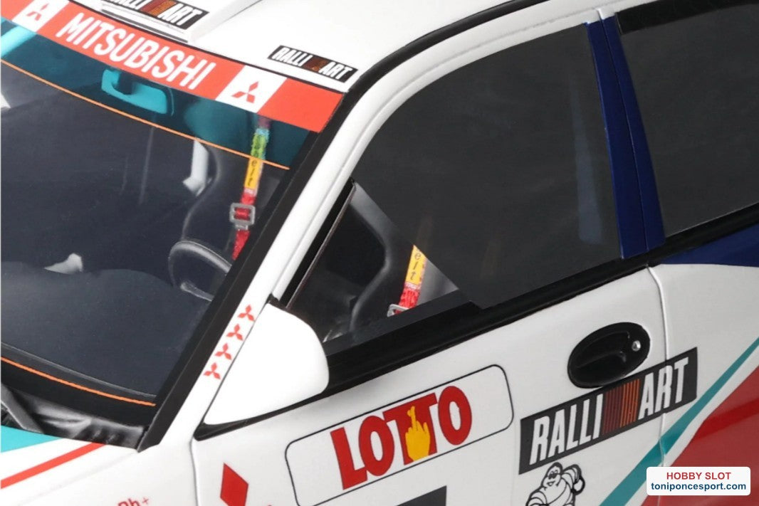 MITSUBISHI LANCER EVO III GR. A WHITE T. MAKINEN RALLY AUSTRALIA 1996
