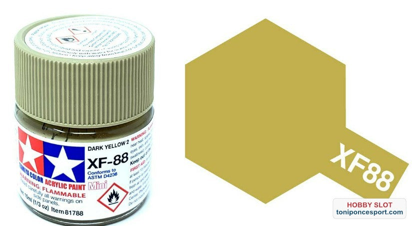 Pintura acrilica XF-88 AMARILLO OSCURO - Dakar Yellow