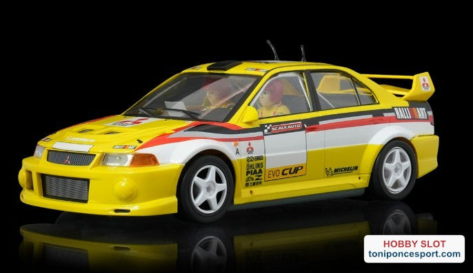 Mitsubishi Evo VI cup version amarillo R-Version AW