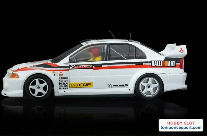Mitsubishi Evo VI cup version blanco R-Version AW