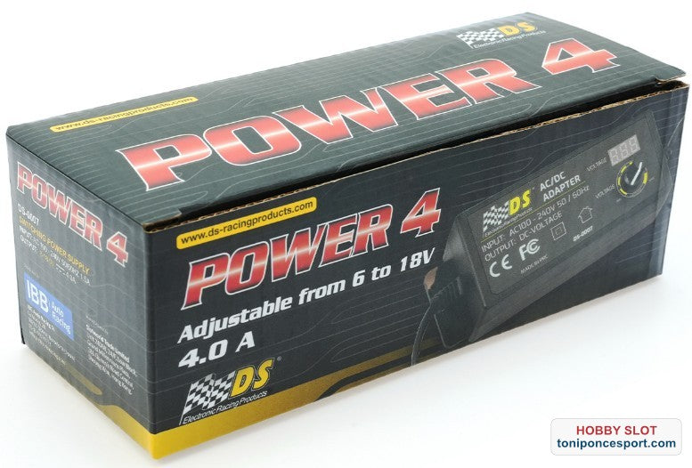 Fuente Alimentación DS-Power4 Ajustable de 6 a 18v.