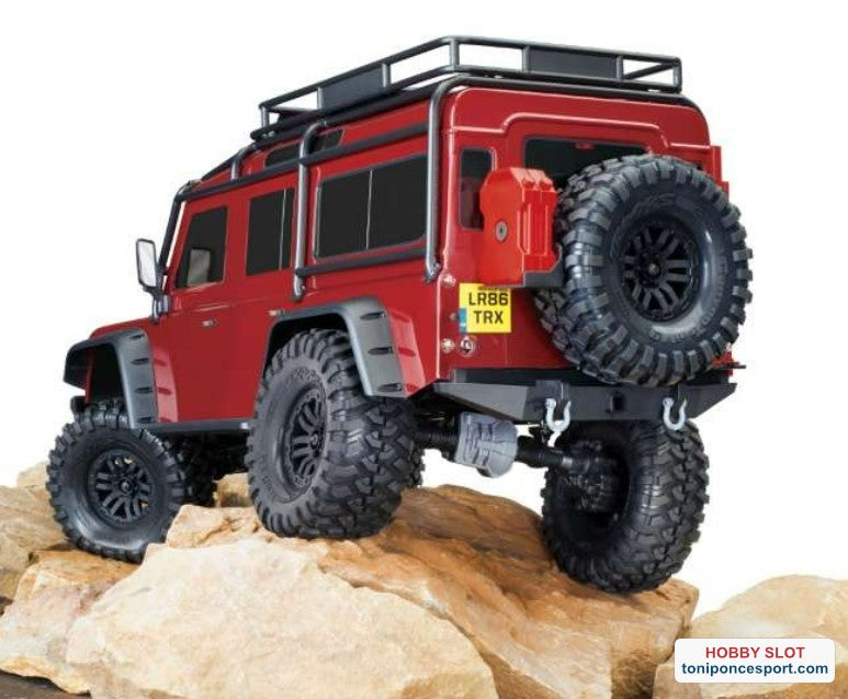 Crawler Land Rover Defender TRX-4 Red.