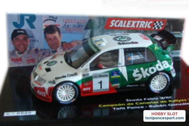 Skoda Fabia WRC Campeón de Canarias 2007 "Toñi Ponce - Ruben Glez."