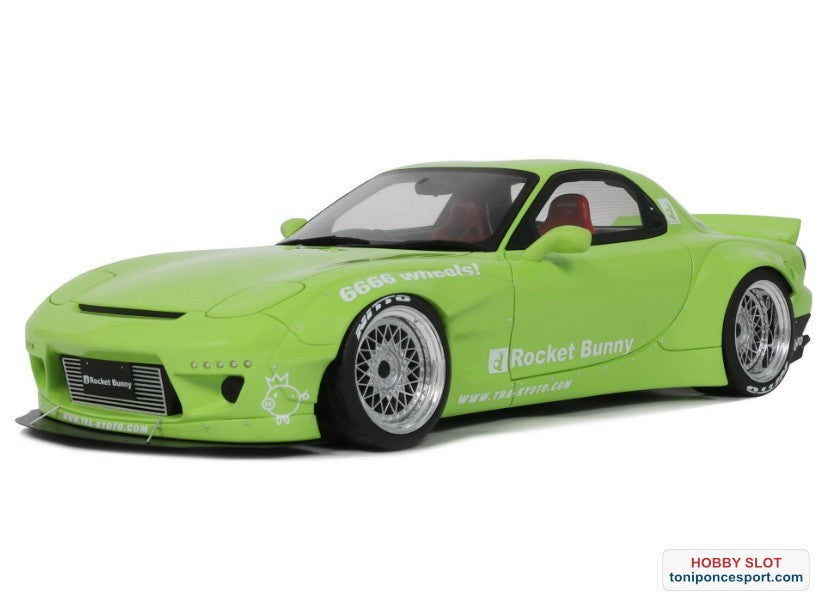ROCKET BUNNY AERO (V1) MAZDA RX7 (FD3S) PEARL GREEN 2015