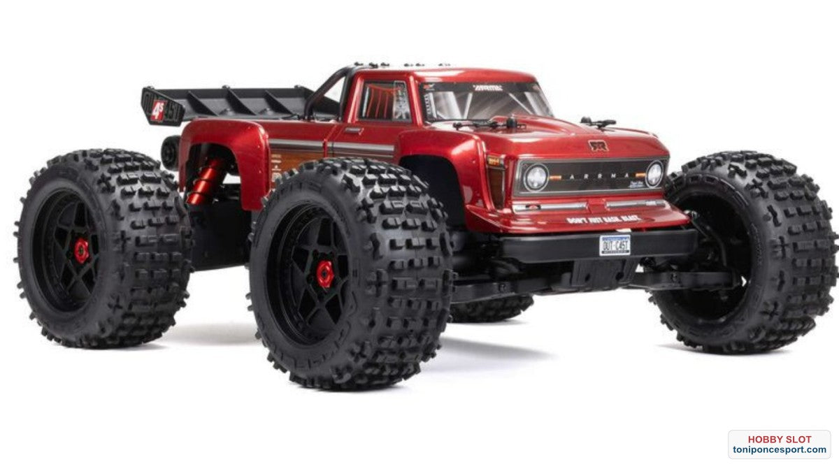 Monster OUTCAST 4S 4X4 RTR Brushless Stunt Truck Red.