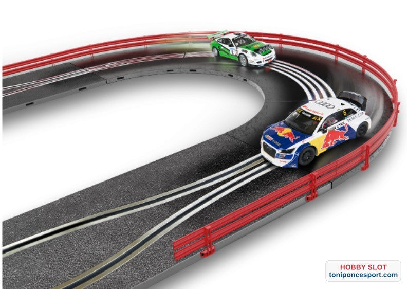 Conjunto Pistas Curva Chicane Deslizante.