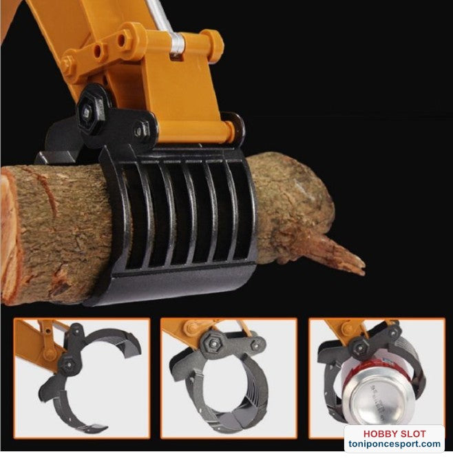 EXCAVADORA PINZA Y BRAZO METALICOS 2,4GHZ