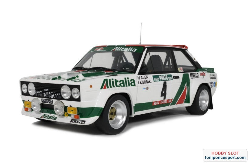 FIAT 131 ABARTH WHITE M. ALEN RALLYE PORTUGAL 1978