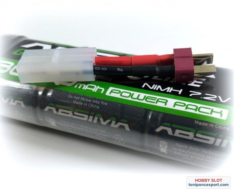 Batería NiMH Stick Pack 7,2V 4200 (T-Plug + Adaptador Tamiya)