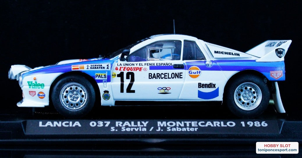LANCIA 037 RALLY MONTECARLO 1986. S. SERVIA / J. SABATER.
