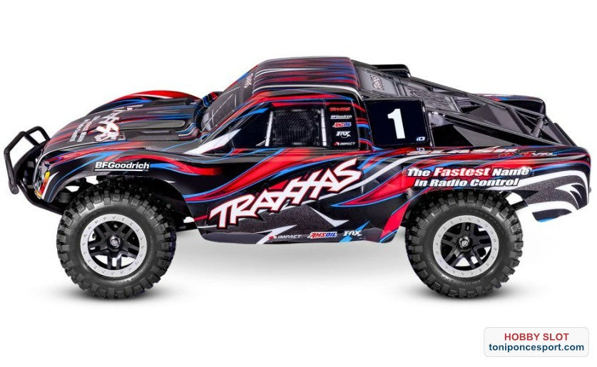 Red Slash 4X4 VXL EHD: 4WD Brushless Short Course Truck with TQi