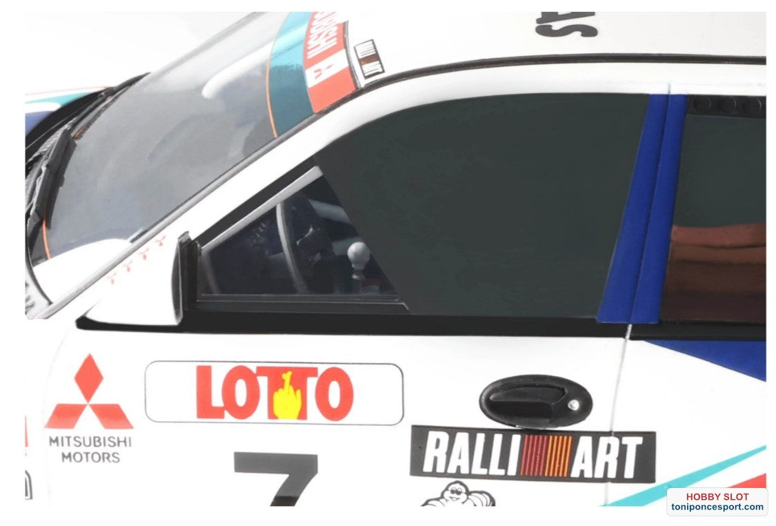MITSUBISHI LANCER EVO III GR. A WHITE T. MAKINEN RALLY AUSTRALIA 1996
